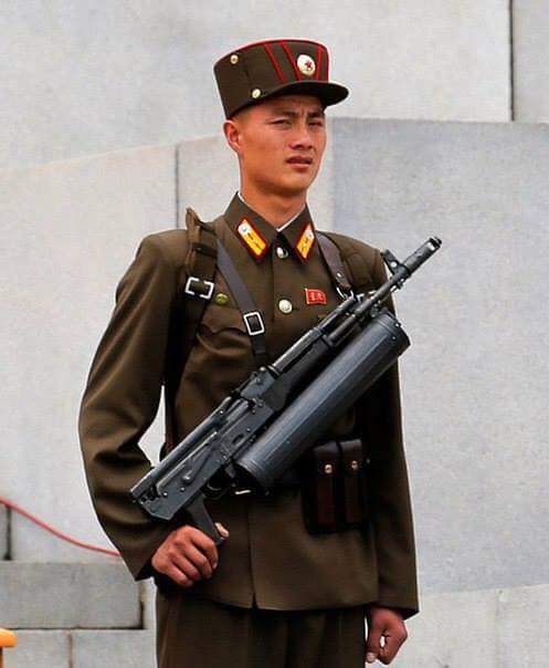 North Korean Special Forces With Weapon In Similar Role As