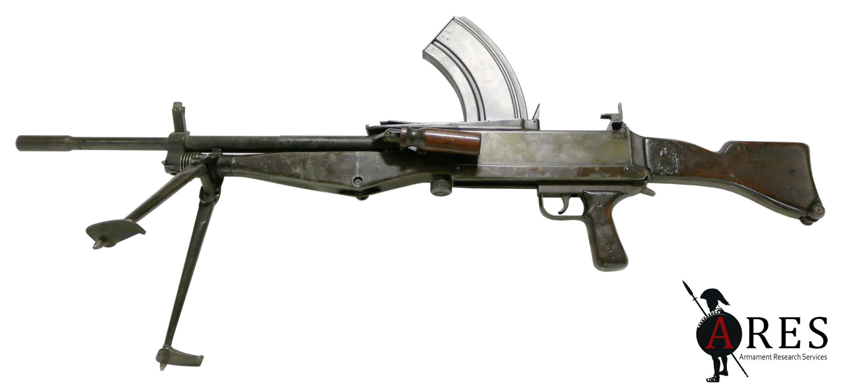 Besal Light Machine Gun Design .999 Fine Silver Bar 1g One Gram 